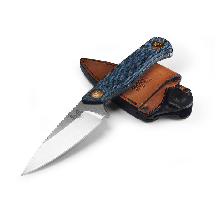 Benchmade Benchmade - Dacian - Blue - Leather sheath