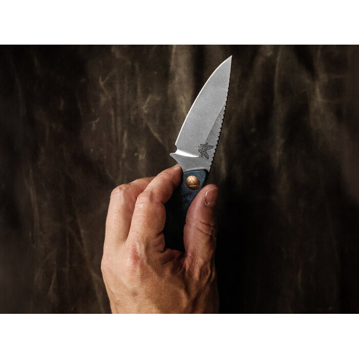 Benchmade Benchmade - Dacian - Blue - Leather sheath