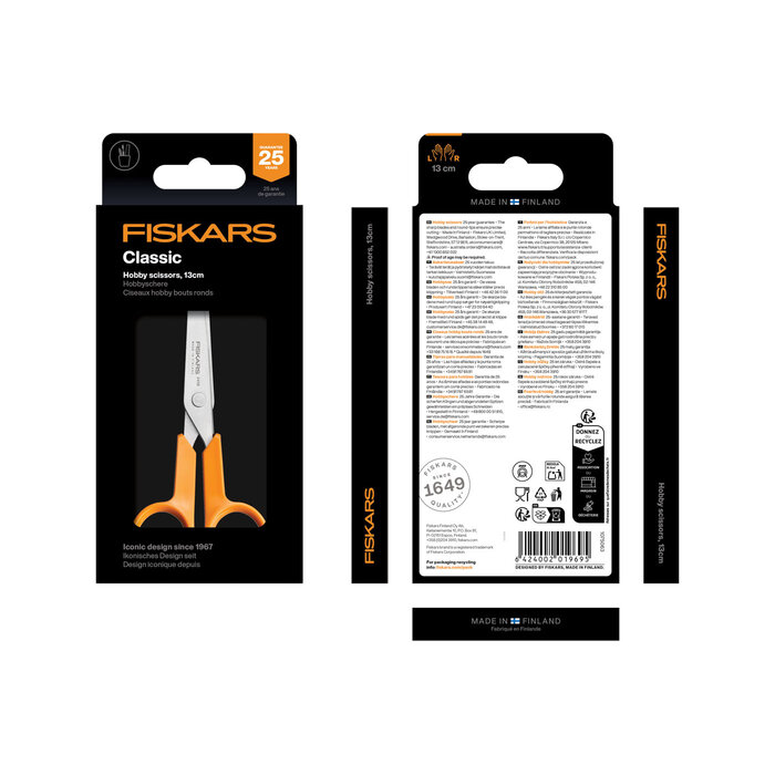 Fiskars Fiskars - Ciseaux pour enfants/loisirs - Classic