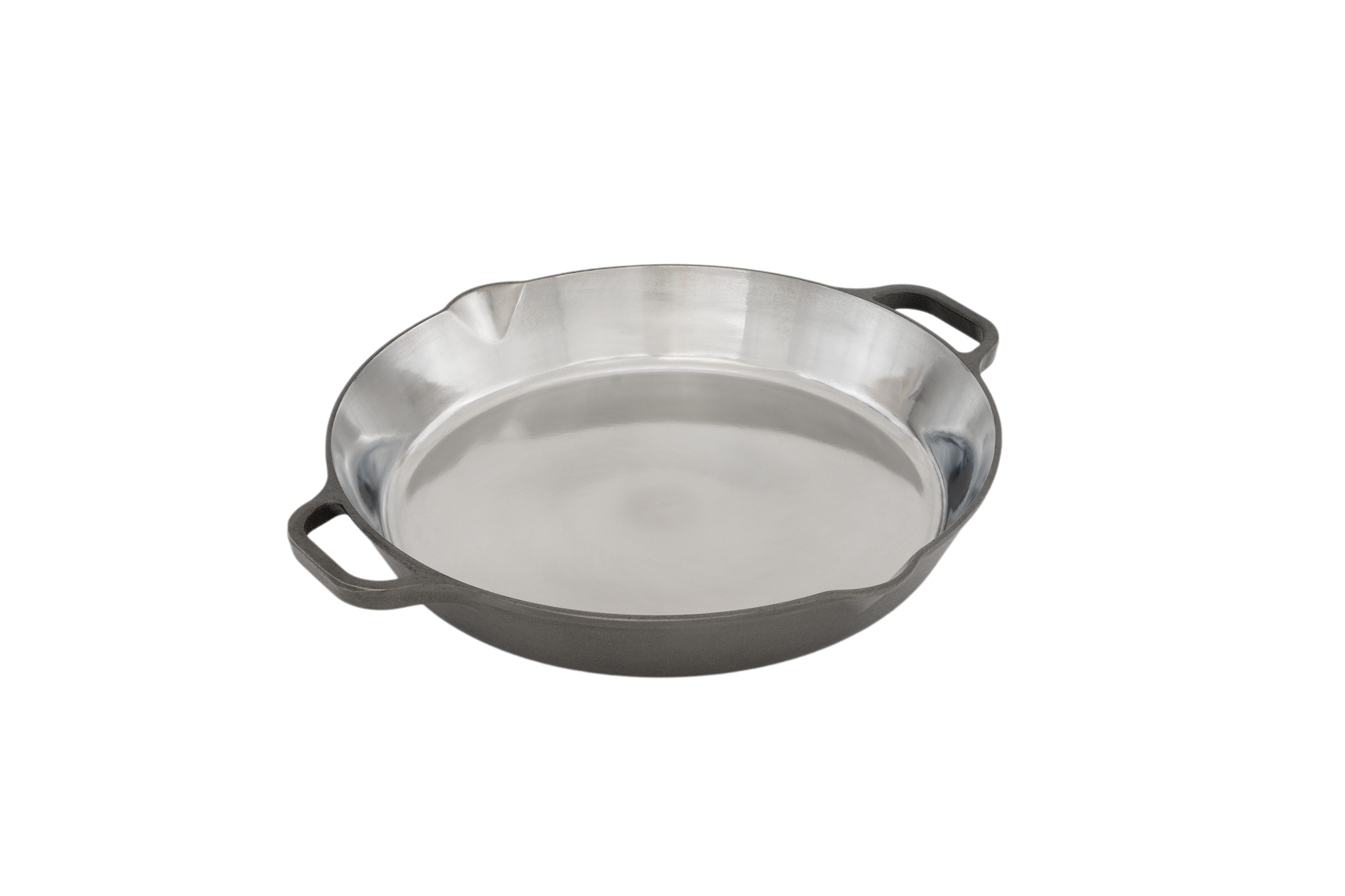 The Windmill The Windmill - PitmasterX X002 - Mirror Polished Skillet with 2 handles