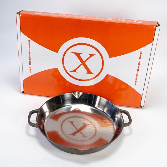 The Windmill The Windmill – PitmasterX X002 – Spiegelpolierte Pfanne mit 2 Griffen