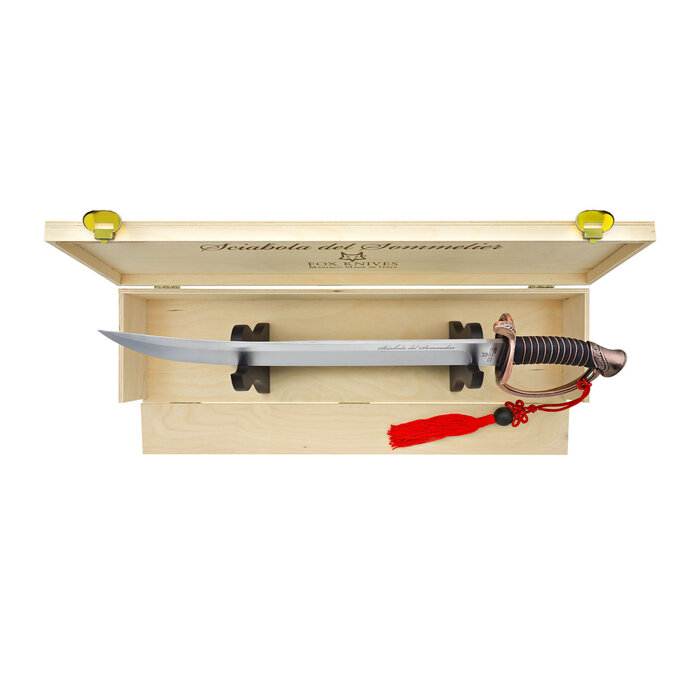 Due Cigni Coltellerie FOX - Champagne Sword - Bronze Black