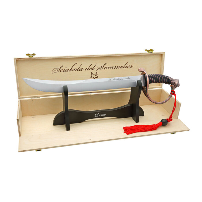 Due Cigni Coltellerie FOX - Champagne Sword - Bronze Black