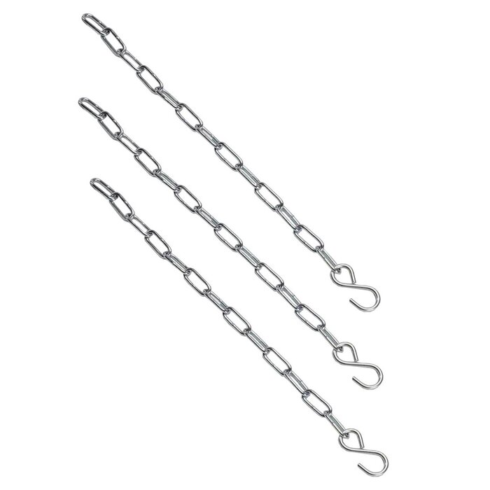 Valhal Outdoor Valhal Outdoor - Chain Set – 3x50 cm Stainless Steel with Hook