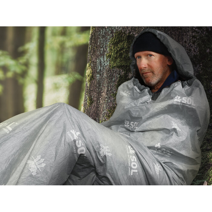 Sol SOL - Escape Bivvy avec capuche XL - Gris