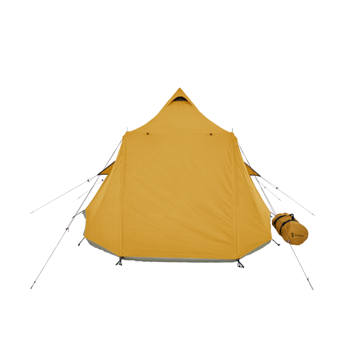 Alpino Camping Alpino Camping - Zelt Kangourou - Baumwolle - Safran - 3 bis 4 Personen.