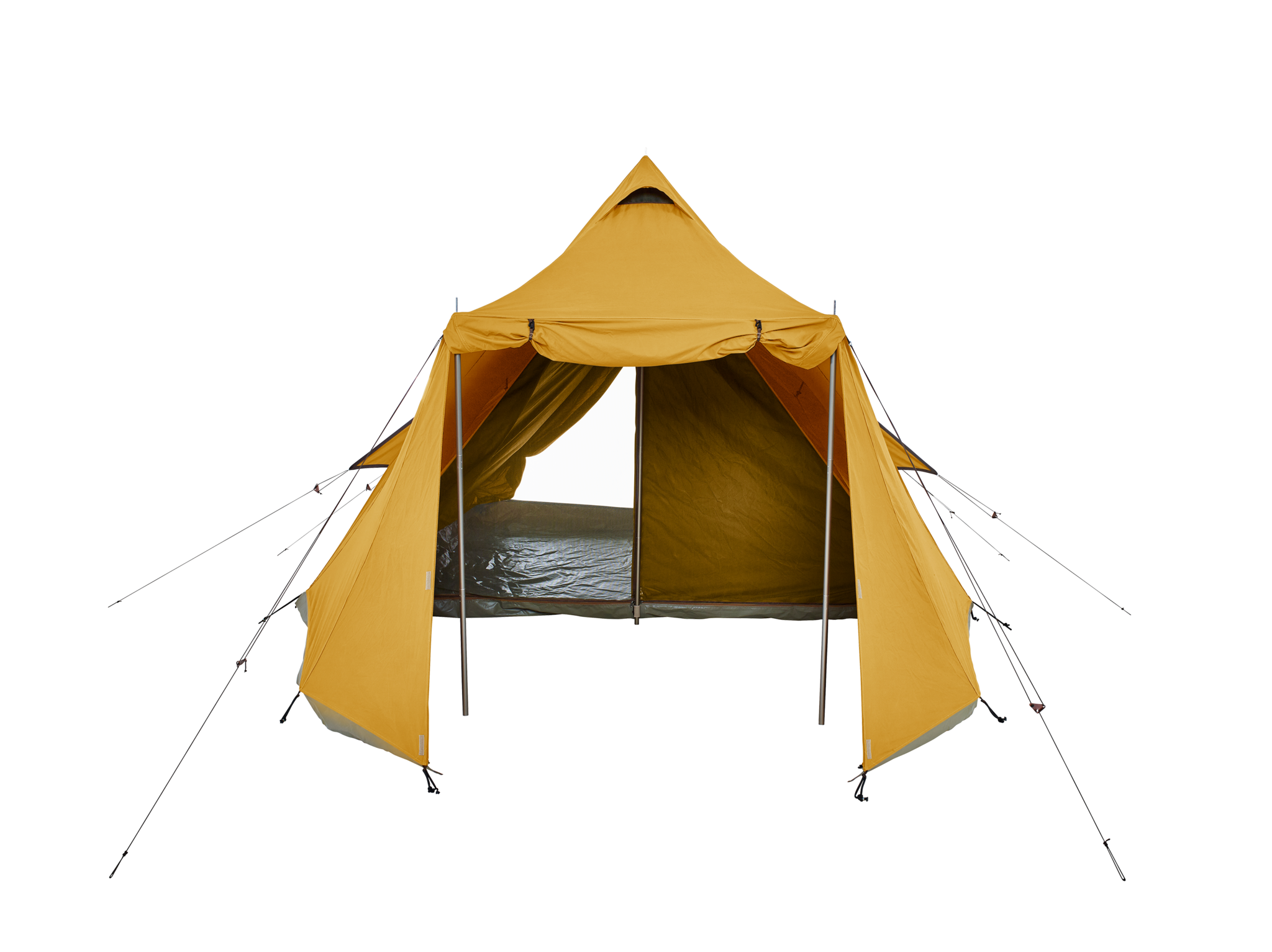 Alpino Camping Alpino Camping - Zelt Kangourou - Baumwolle - Safran - 3 bis 4 Personen.