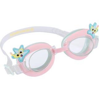 Waimea® Waimea - Cartoon Kids Swimming Goggles - Moko - Light Pink/Light Blue