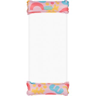 Waimea® Waimea – Aufblasbare Wasserhängematte – 137 x 70 cm – Iokua – Rosa/Ockergelb