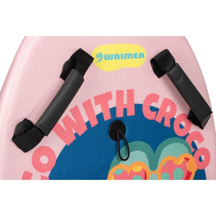 Waimea® Waimea - Bodyboard with handles - EPS Print - 80 cm - Makani - Pink/Green