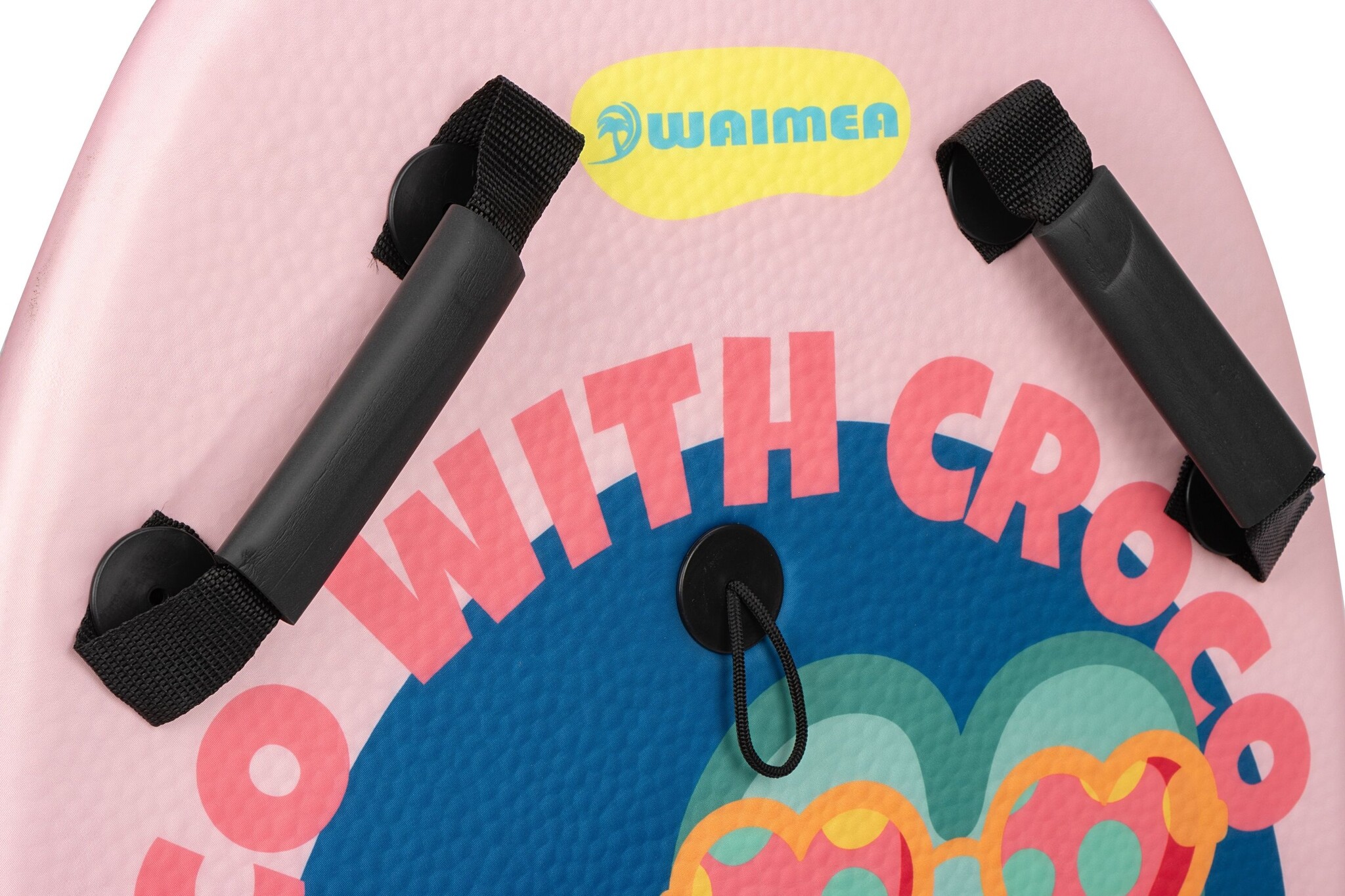 Waimea® Waimea - Bodyboard with handles - EPS Print - 80 cm - Makani - Pink/Green