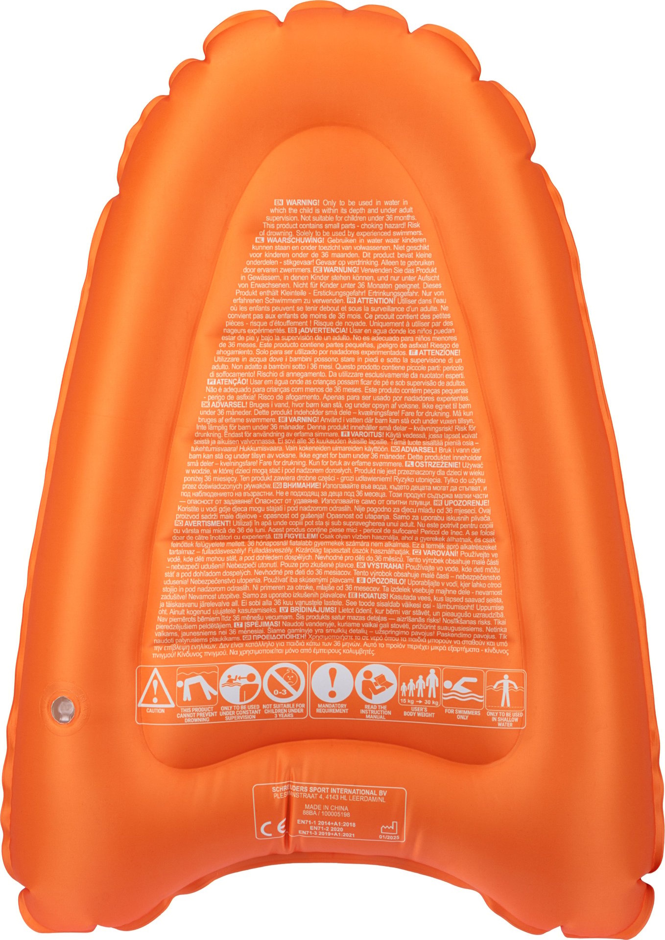 Waimea® Waimea - Bodyboard gonflable - 70 cm - Makaio - Bleu clair/Bleu