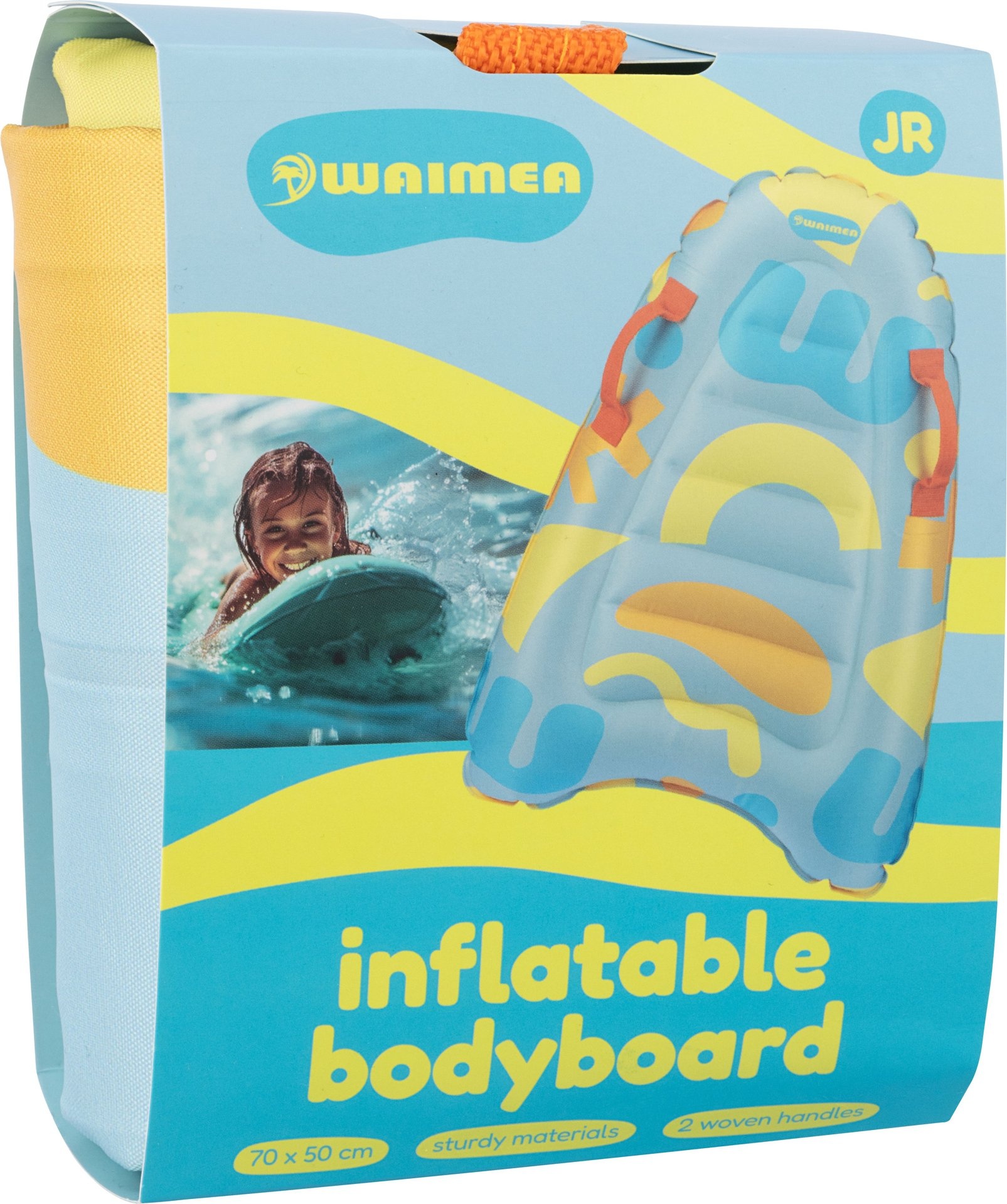 Waimea® Waimea - Opblaasbaar Bodyboard - 70 cm - Makaio - Lichtblauw/Blauw