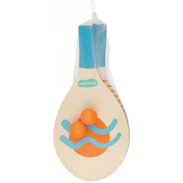 Waimea® Waimea – Beach-Tennis-Set – Lokelani – Sand/Orange