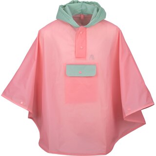 Ralka Ralka - Poncho de pluie pour enfants EVA - Happy - Rose/Vert menthe