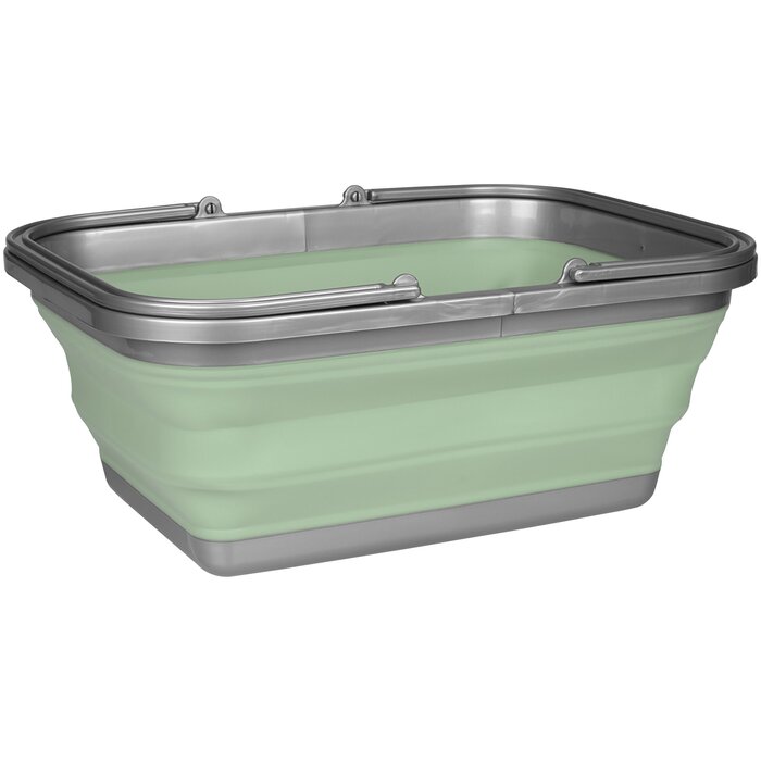 OTRS® OTRS - Dishwashing basin - Foldable - 16 liters - Green/Anthracite