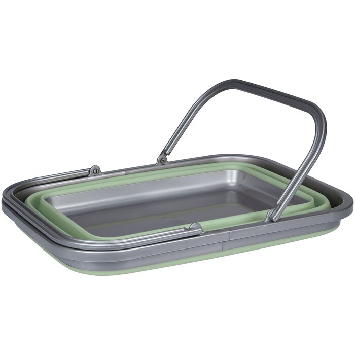 OTRS® OTRS - Afwasteil - Opvouwbaar - 16 Liter - Groen/Antraciet