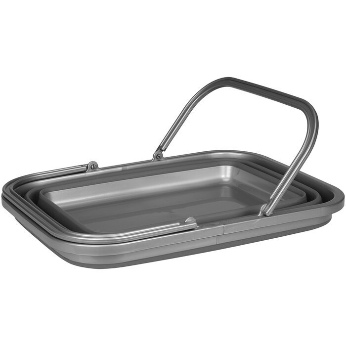OTRS® OTRS - Afwasteil - Opvouwbaar - 16 Liter - Grijs/Antraciet