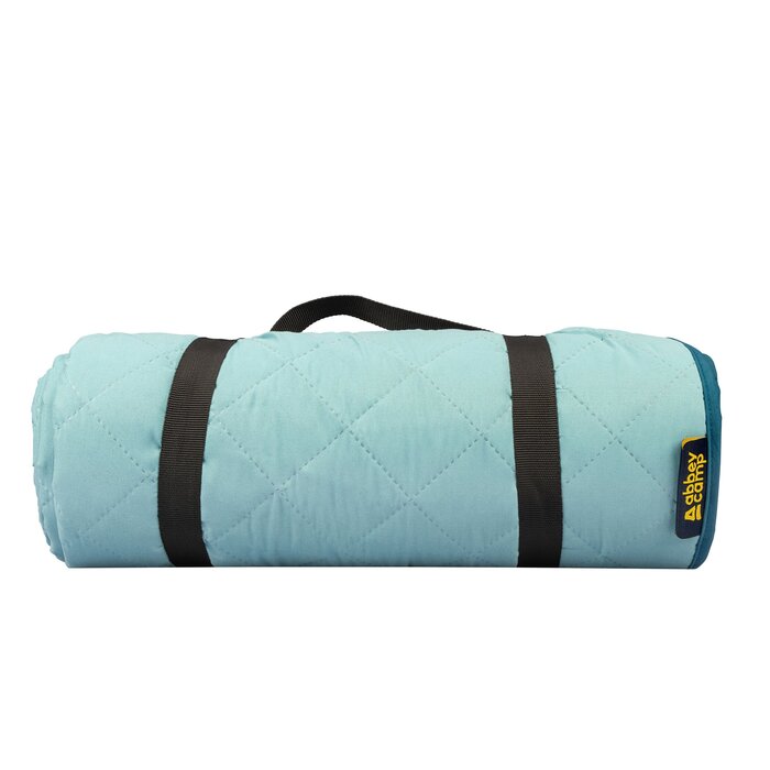 Abbey Camp® Abbey Camp - Plaid de pique-nique - 200 x 150 cm - PHILADELPHIA-200 - Bleu clair/Bleu
