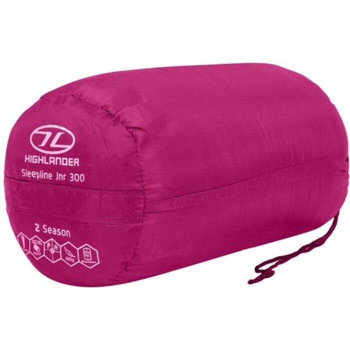 Highlander Highlander - Sac de couchage pour enfants Sleepline JR 300 Mummy - Rose