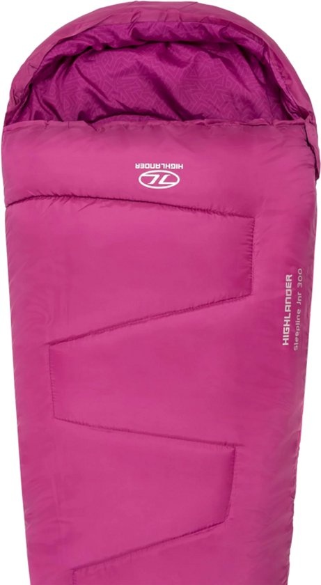 Highlander Highlander - Sleepline JR 300 Mummy Children's Sleeping Bag - Pink