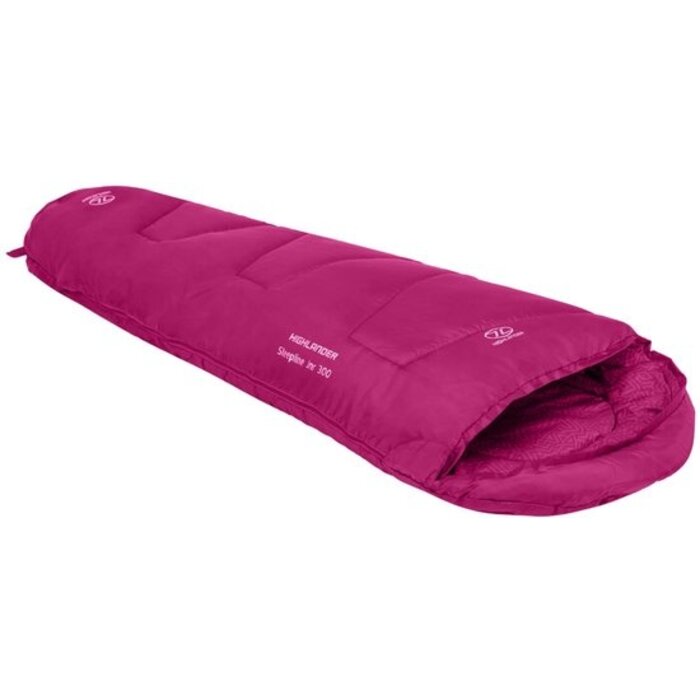Highlander Highlander - Sleepline JR 300 Mummy Children's Sleeping Bag - Pink