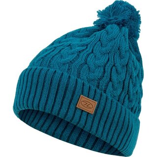 Highlander Highlander - Beira Lined Bobble Hat - Ocean Blue