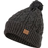 Highlander Highlander - Beira Lined Bobble Hat - Charcoal Marl