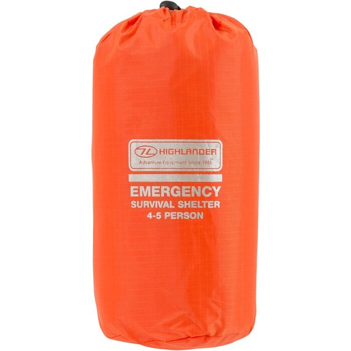 Highlander Highlander - Tente de secours Emergency Survival Shelter 4-5 personnes - Orange