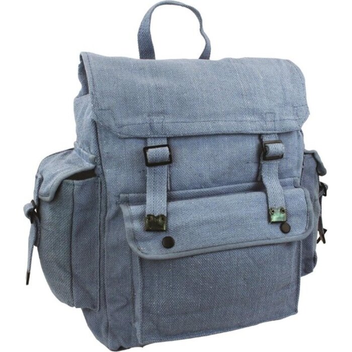 Highlander Highlander - Large Webbing Backpack Retro Rugzak - Blauw