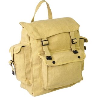 Highlander Highlander – Großer Webbing-Rucksack Retro-Rucksack – Beige