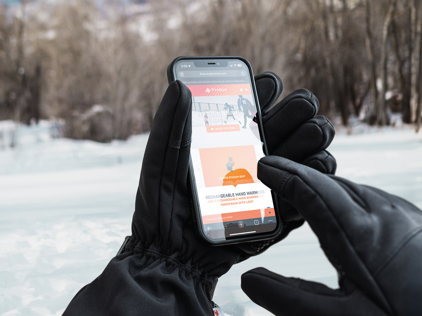 Thaw Thaw verwarmde handschoenen XL