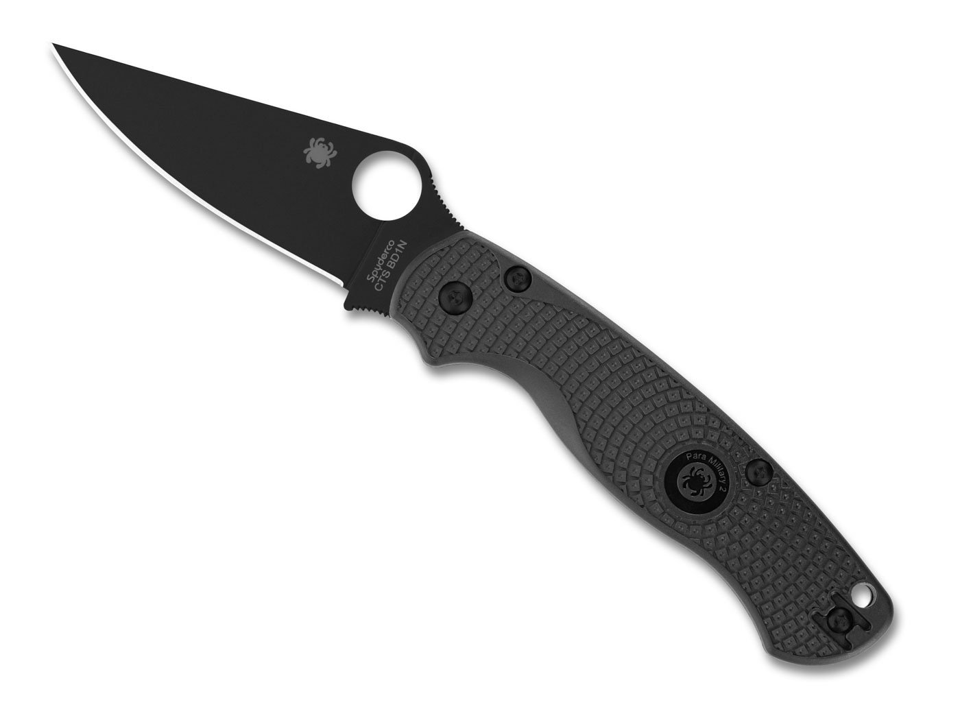 Spyderco Spyderco - Para Military 2 - Black - Lightweight Black Blade - PE