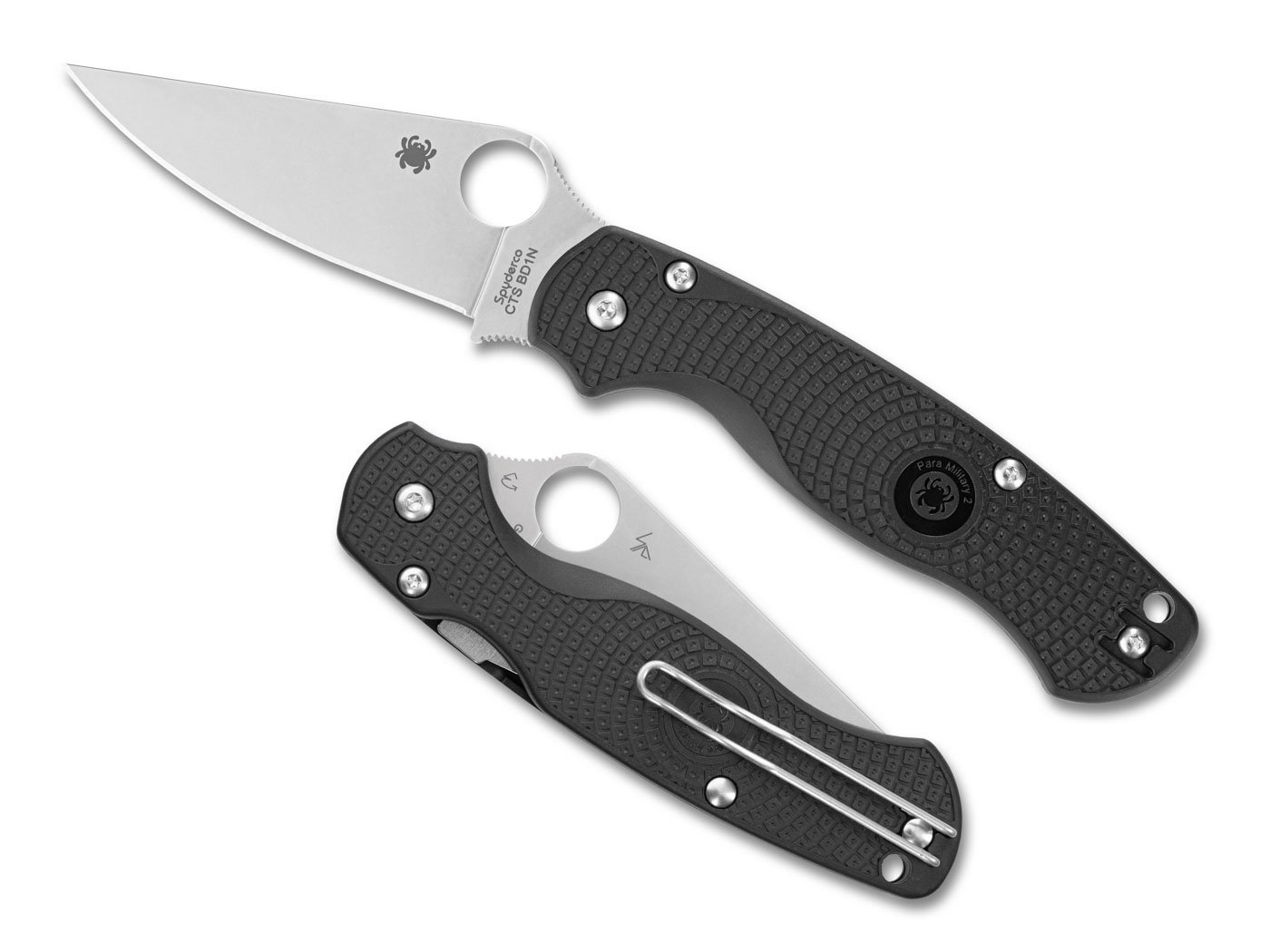 Spyderco Spyderco - Para Military 2 - Black - Lightweight - PE