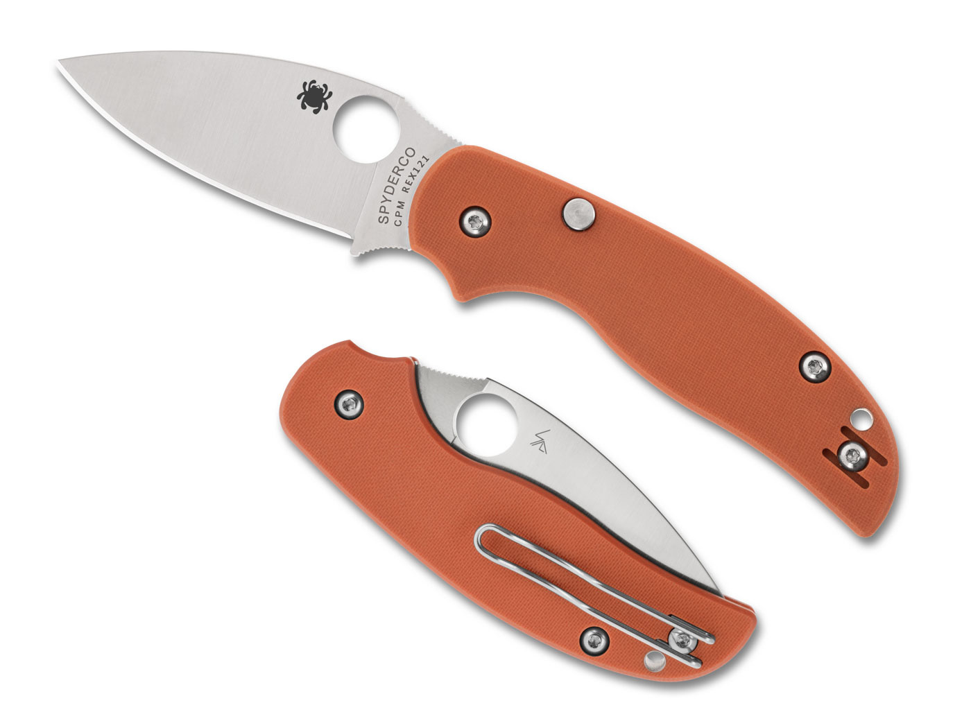 Spyderco Spyderco - Sage 6 - Burnt Orange - G-10 - CPM REX 121 - PE