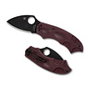 Spyderco Spyderco - Meerkat Lightweight - Burgundy - CTS-PD#1 Blk Blade PE