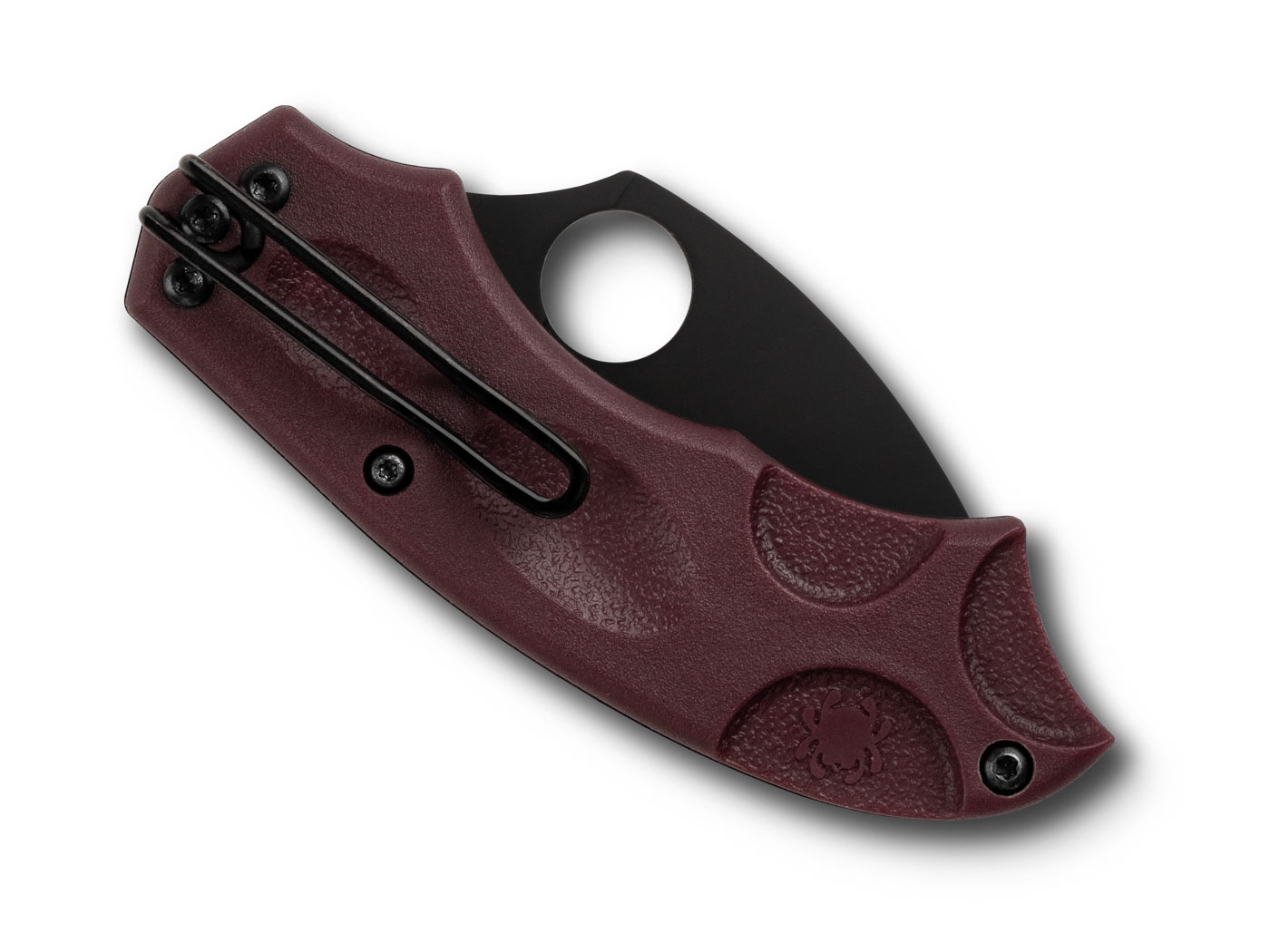 Spyderco Spyderco - Meerkat Lightweight - Burgundy - CTS-PD#1 Blk Blade PE