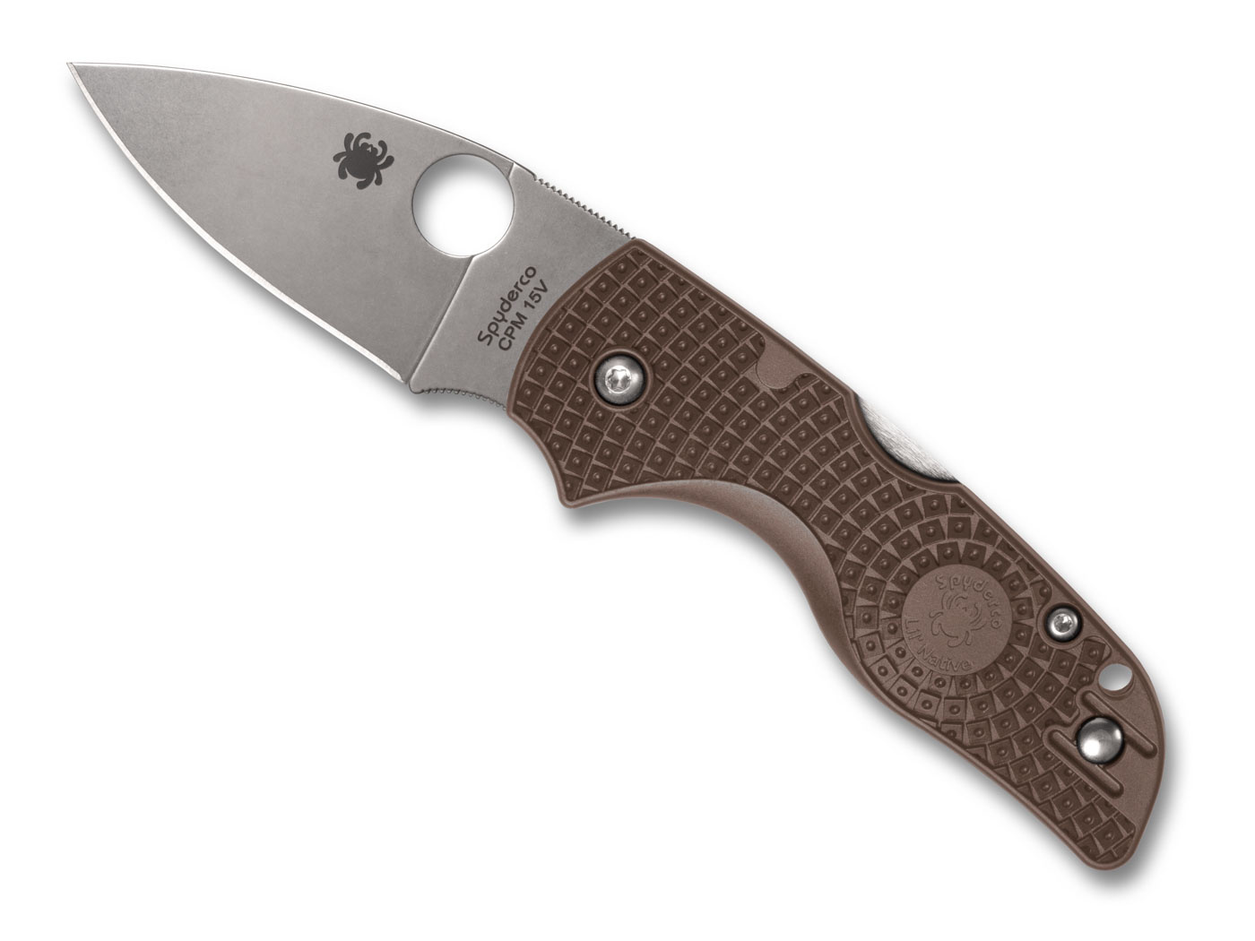 Spyderco Spyderco - Lil' Native - Brown - Lightweight - CPM 15V - PE