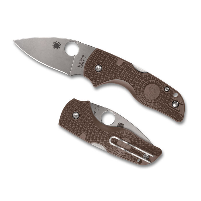 Spyderco Spyderco - Lil' Native - Brown - Lightweight - CPM 15V - PE