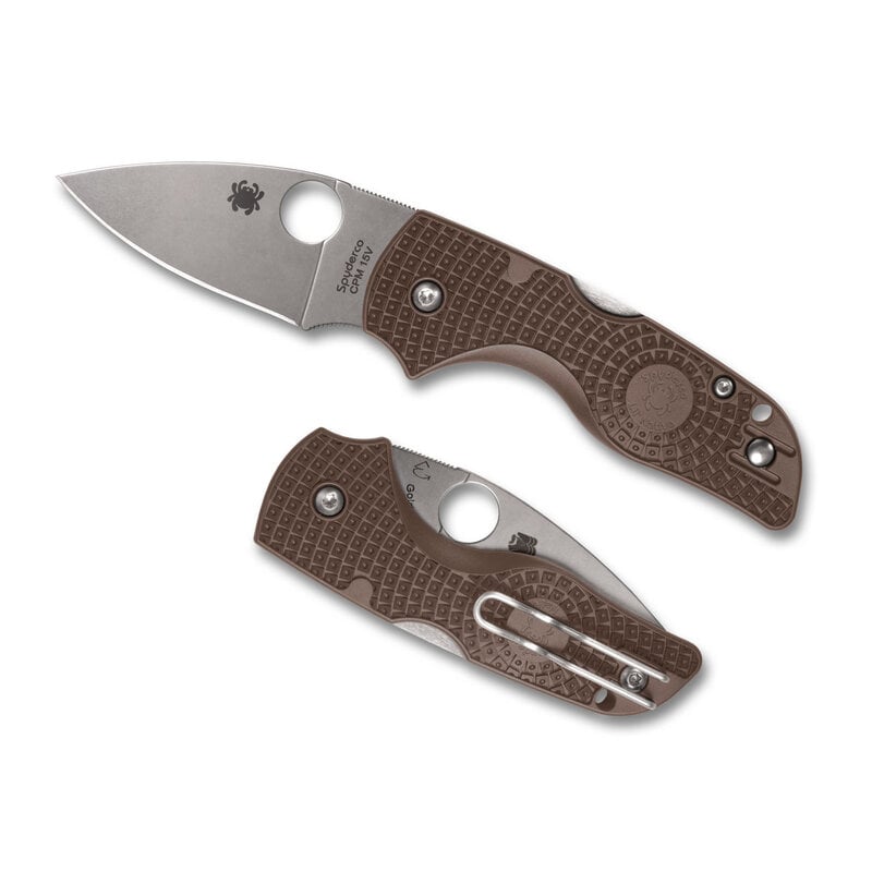 Spyderco Spyderco - Lil' Native - Brown - Lightweight - CPM 15V - PE