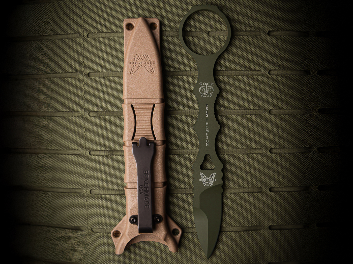 Benchmade Benchmade - Mini SOCP Dagger - OD Green