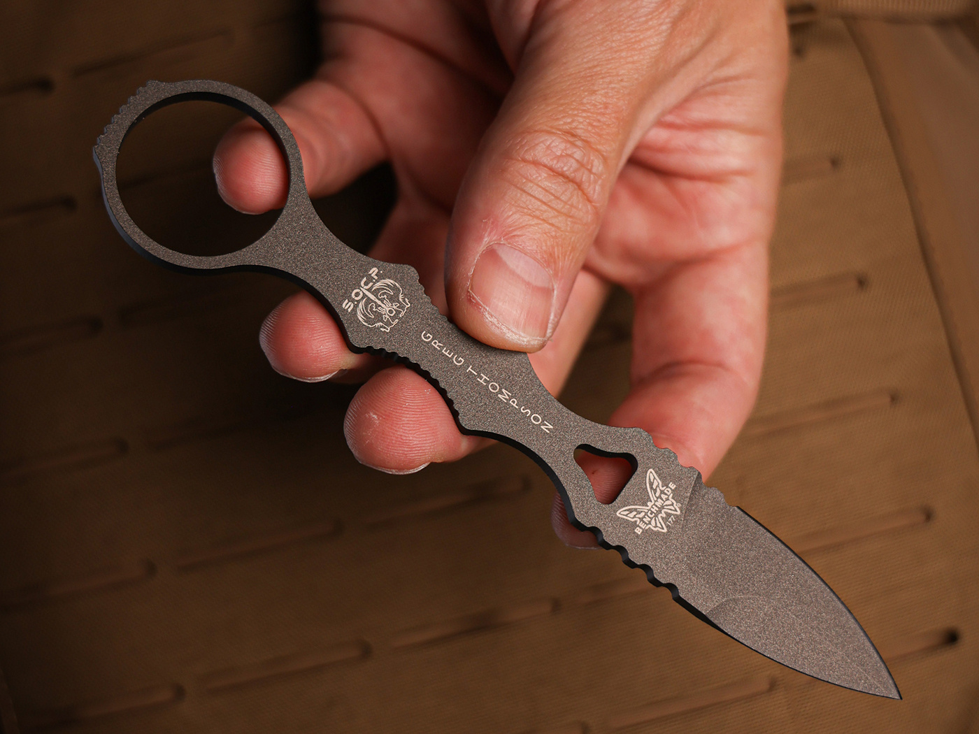 Benchmade Benchmade - Mini SOCP Dagger - Tungsten Gray