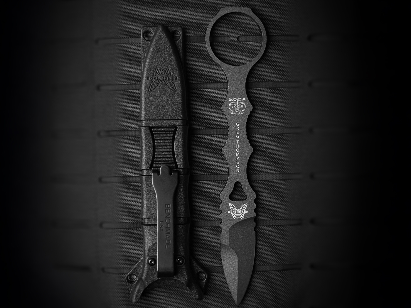 Benchmade Benchmade - Mini SOCP Dagger - Tungsten Gray