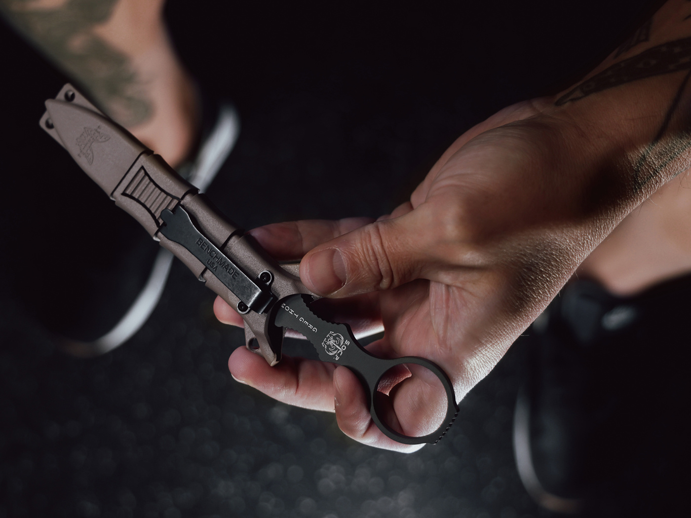 Benchmade Benchmade - Mini SOCP Dagger - Tungsten Gray