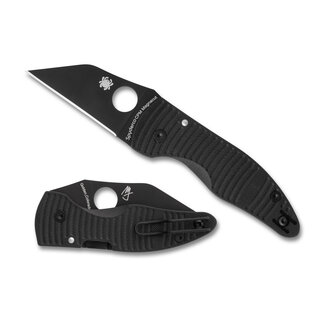Spyderco Spyderco - MicroJimbo Salt - Black/Black CPM MagnaCut - PE
