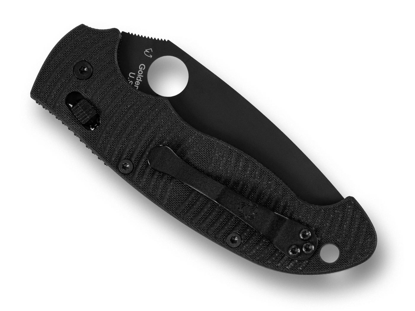 Spyderco Spyderco - Manix 2 XL Salt - Black / Black G-10 CPM MagnaCut - PE