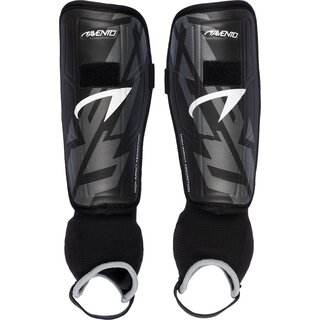 Avento® Avento – Schienbeinschoner – Soft – Schwarz/Silber
