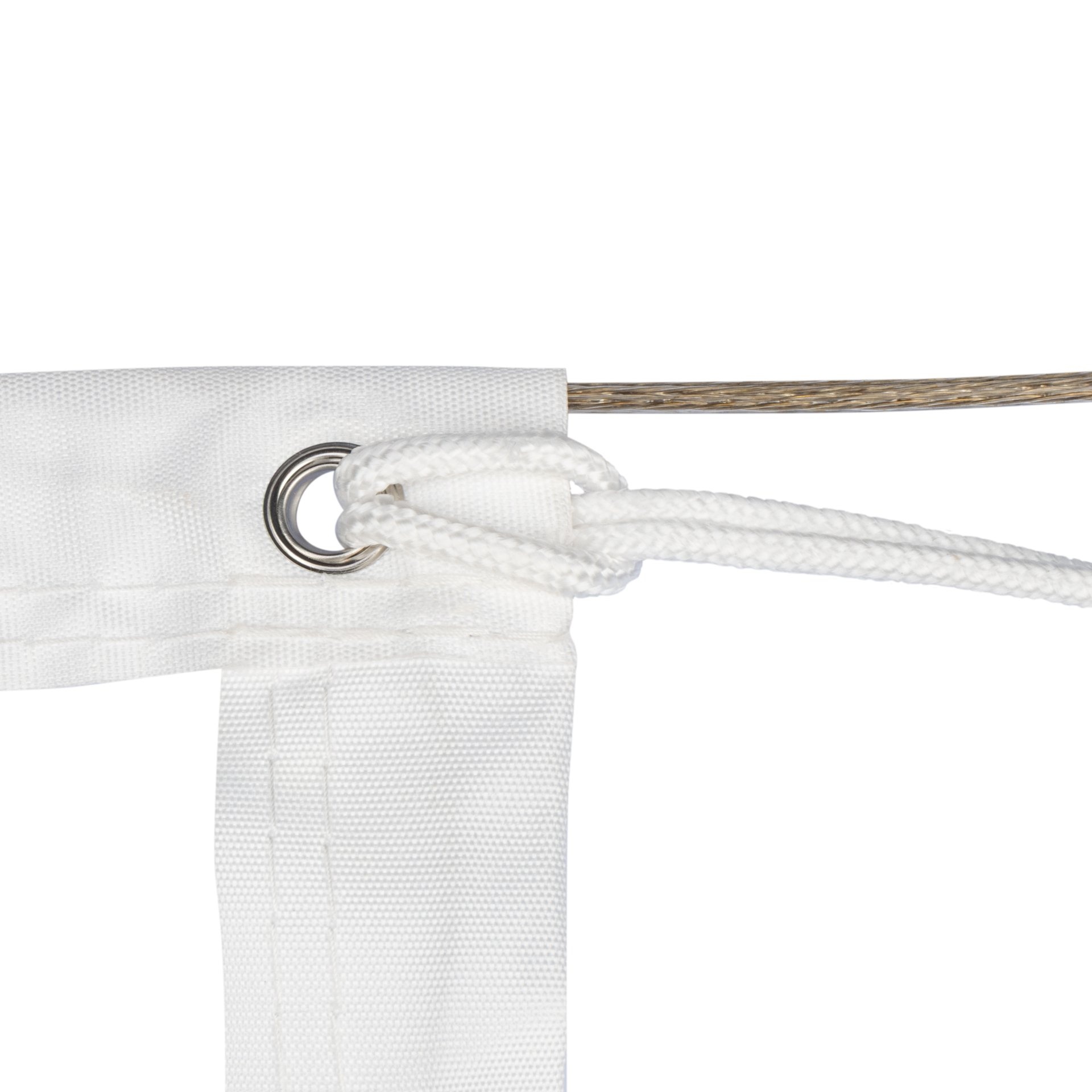 Avento® Avento- Volleyballnetz 9,5 x 1,0 Meter – Schwarz/Weiß