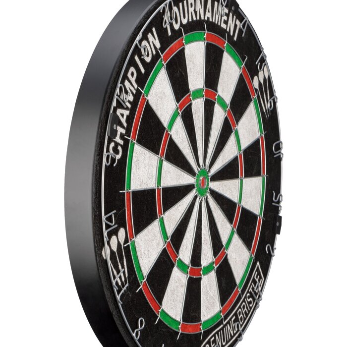 Faver® Faver - Sisal Dartboard - Classic - Black/Red