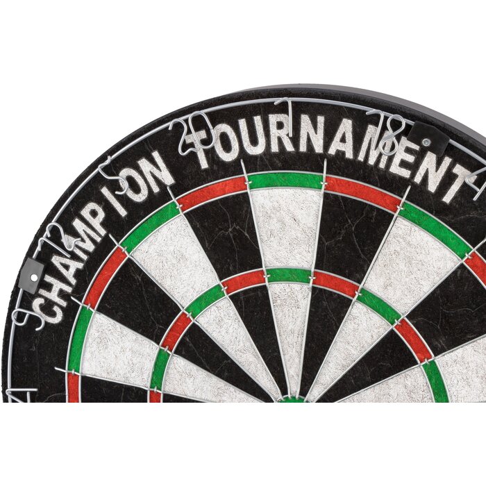 Faver® Faver - Sisal Dartboard - Classic - Black/Red